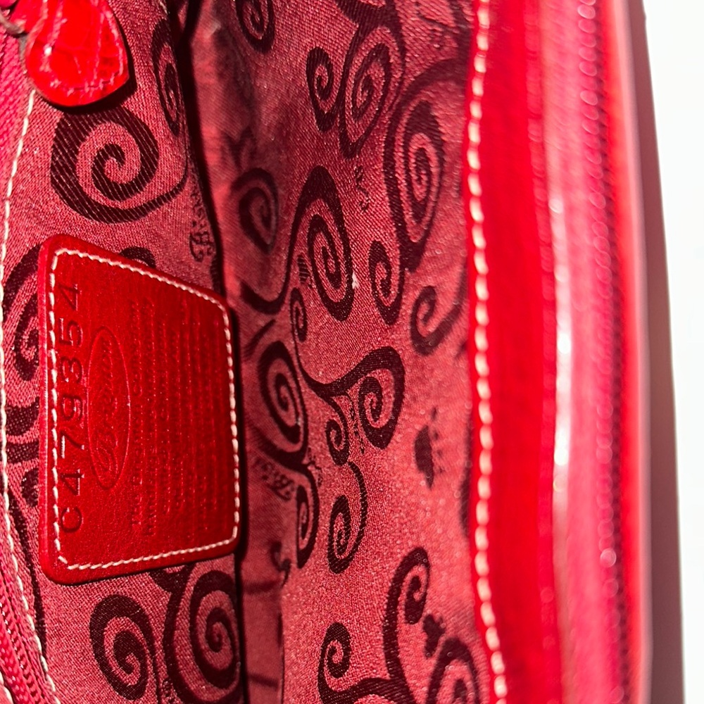 Brighton Elegant Red Heart Pattern Shoulder Bag - Picture 7 of 9